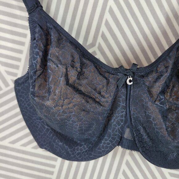 NEW Chantelle C Magnifique Seamless Minimizer Underwire Bra US Size 32I Black - Picture 2 of 8